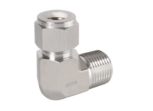 ĐẦU NỐI CONG 90 1 ĐẦU NỐI ỐNG INOX 1 ĐẦU REN NGOÀI ( MALE ELBOW CONNECTOR)